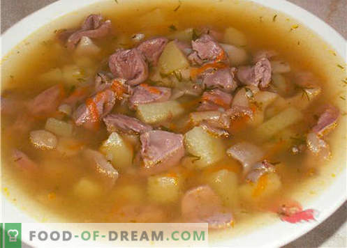Supă de carne de porc - cele mai bune rețete. Cum să gătești supa de gătit în mod adecvat și gustos în bulionul de porc.