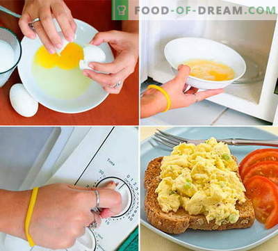 Omelet în rețetele cu microunde. Cum să gătești în mod corespunzător și gustos un omlet în cuptorul cu microunde.