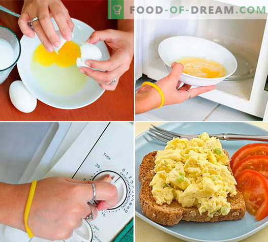 Omelet în rețetele cu microunde. Cum să gătești în mod corespunzător și gustos un omlet în cuptorul cu microunde.