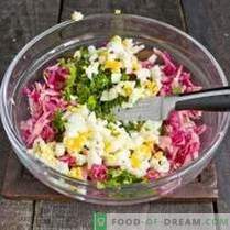 Salată de ridiche de primăvară cu ouă și maioneză
