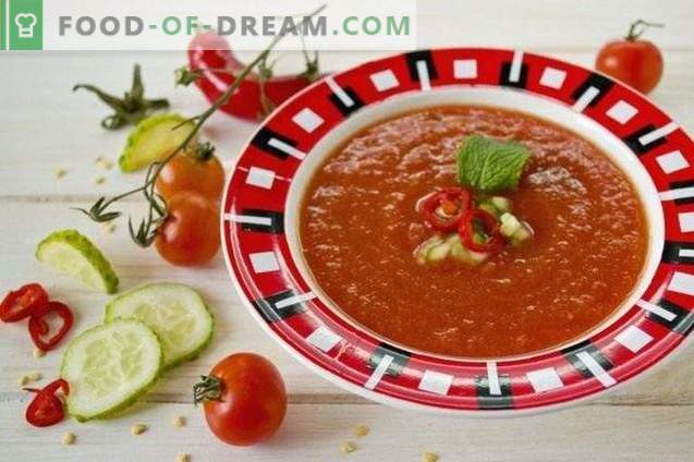 Gazpacho - supă de roșii reci