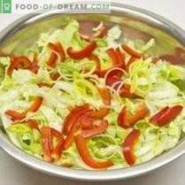 Salată de legume cu pansament de ceapă de lămâie