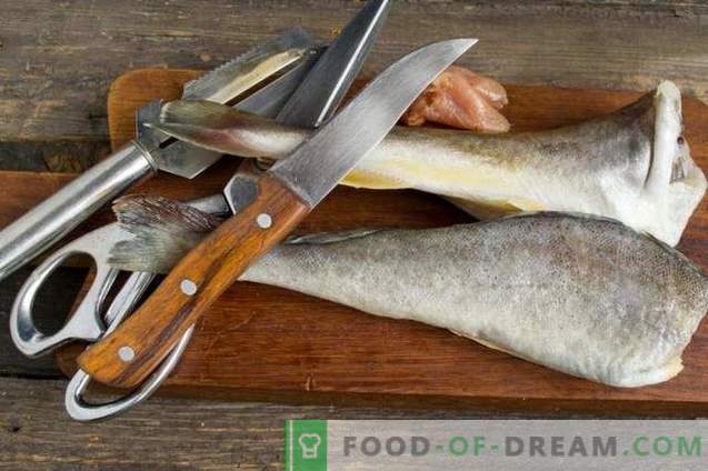 Navaga delicios în cuptor - pește sub marinada