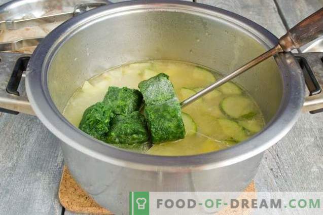 супа од зелен шпанец