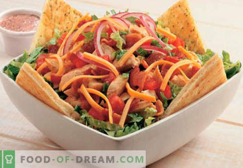 Salata de salam afumat - Retete dovedite. Cum să gătești o salată cu cârnați afumați.