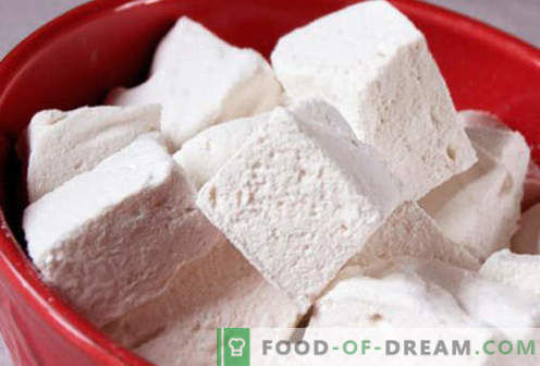 Marshmallows de casă - cele mai bune rețete. Cum să gătești marshmallows acasă.