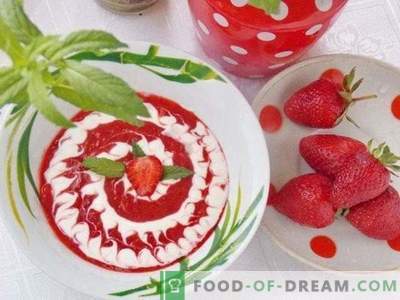 Desert de supă de căpșuni