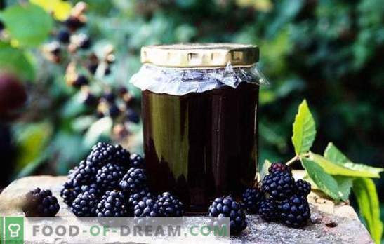 Gem de Blackberry - vom pregăti un borcan de vitamine! Rețete de gem de mure diferite pentru gurmanzi și sănătatea lor