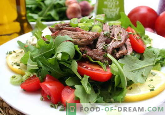 Salată de carne de vită - rețete dovedite. Cum să gătești o salată cu carne de vită.