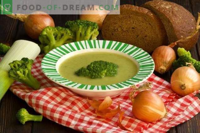 Supă de broccoli de pui cu diete