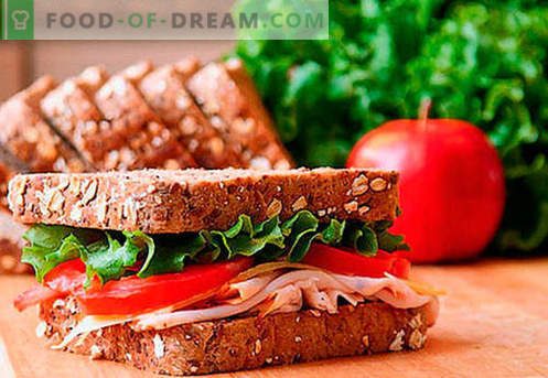 Sandwich-urile de tomate sunt cele mai bune rețete. Cum să gătești rapid și gustos sandwich-uri cu roșii.
