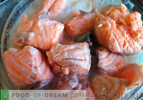 Supă de cremă cu pește roșu - o rețetă cu fotografii și descriere pas cu pas