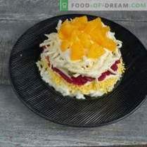 Salata de Anul Nou cu pește roșu și caviar