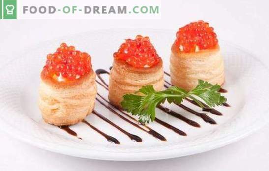 Tartleturi cu caviar - o gustare binevenită! Rețete de tartule elegante și delicioase cu caviar și alte adaosuri