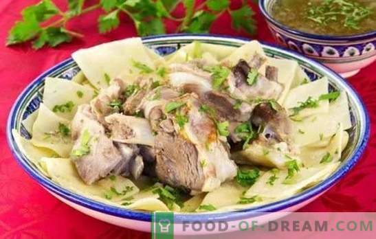 Beshbarmak din carne de porc - rețete pentru mâncăruri delicioase ale popoarelor vorbite de turci. Cum să gătești beshbarmak din carne de porc?
