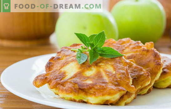 Clatite cu mere - produse de patiserie gustoase și sănătoase, fără a avea probleme. Rețete tradiționale și originale pentru lăstari de măr