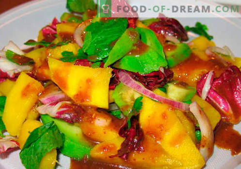 Salata de mango - cele mai bune retete. Cum să salam bine și gustos gătit cu mango