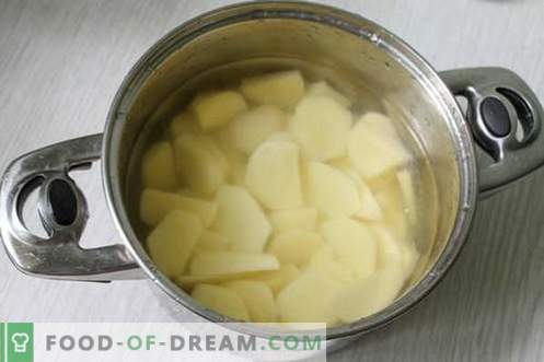 Crochete de cartof - un fel de mâncare interesantă de cartofi obișnuiți