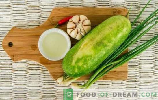 Zucchini cu usturoi: gustoase, simple, cu calorii scăzute. Cum să gătești mâncăruri zilnice și festive de dovlecel cu usturoi