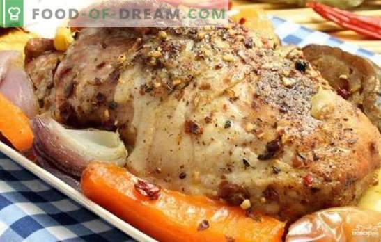 Rețete de la carnea de porc murat în cuptor - carne de porc fiartă, rulouri. Carne de porc marinată în cuptor: în manșon, folie și pe foaia de copt