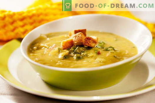 Supă de pui de mazare - cele mai bune rețete. Cum să gătești în mod corespunzător și gustos supă de mazăre cu pui.