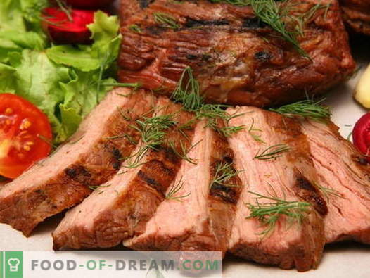 Carne al horno en horno - las mejores recetas. Cómo cocinar adecuadamente y sabrosa la carne en el horno.