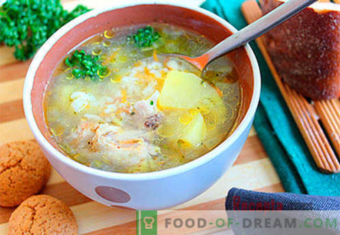 Supă de pui de găină - cele mai bune rețete. Cum să gătești supa de gătit corect și gustoasă în bulionul de pui.