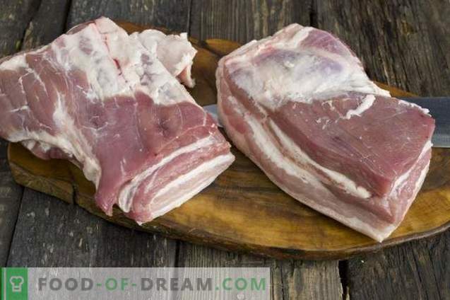 Fast and tasty homemade pork ham