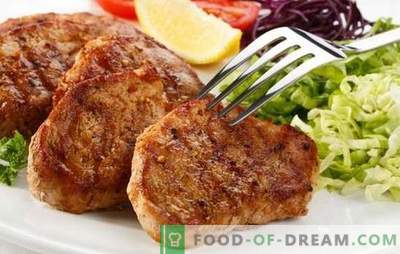 Pork steak in a pan - learn how to fry meat deliciously! The best recipes for pork steak in a frying pan in the original marinades