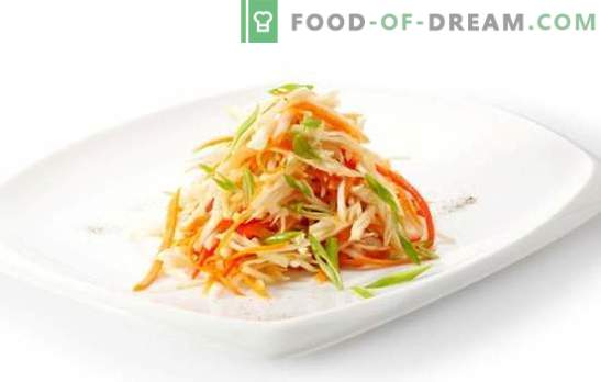 Salata coreeană de morcovi și ardei grași este un joc de culori! Reteta pentru salate cu morcovi si ardei coreeni: carne, ciuperci