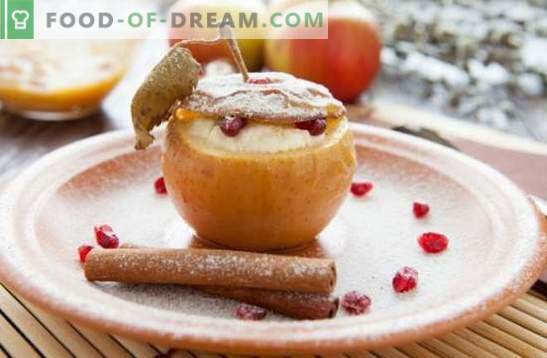 Desert de mere - un tratament cu aroma ta preferată! Gătit înghețată, pastilă, produse de patiserie, salate și alte deserturi de casă din mere