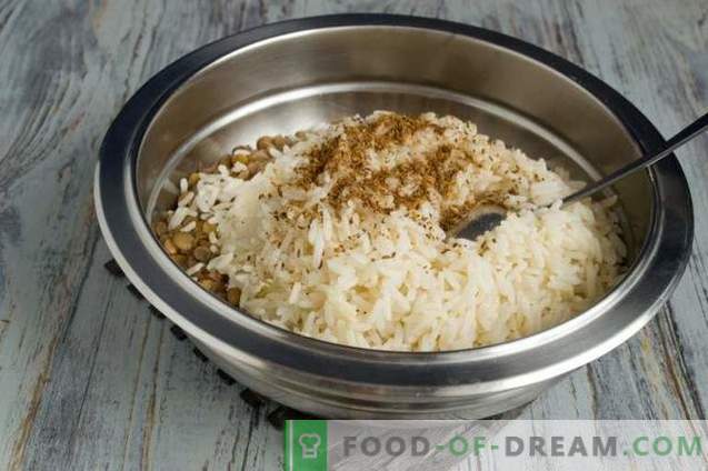 Mudjadara - ryż z soczewicą