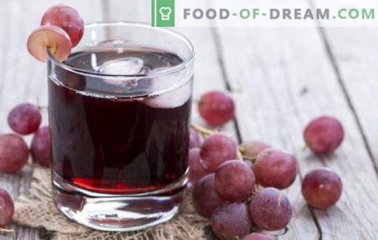 Succo d'uva per l'inverno a casa: come farlo correttamente? Le migliori ricette di succo d'uva per l'inverno dalla padella o spremiagrumi