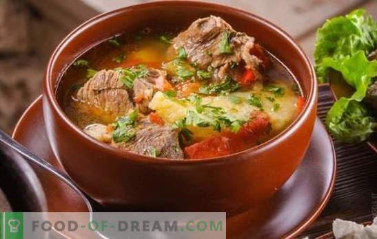 Khashlama în armenian este un oaspete de est! Retete pentru hrănirea Khashlama în armeană cu diferite legume, carne, păsări de curte, ciuperci, gutui