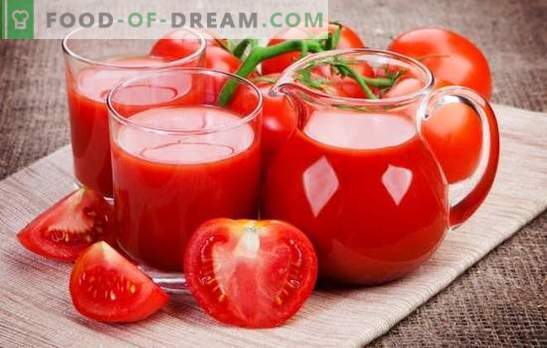 Suc de roșii la domiciliu: natural, cu legume, mere sau condimente. Metode de fabricare a sucului de roșii pentru iarnă la domiciliu