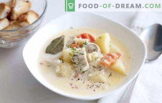Supa fileu de pui - el, tu și cu mine ne va place! Retete pentru supa cu file de pui: orez, branza, ciuperci, legume si fasole
