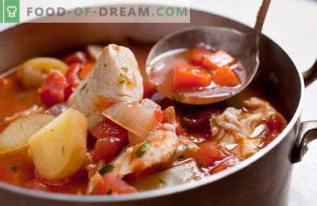 Visstoofpot - de beste recepten. Hoe goed en smakelijk koken vis stoofpot.