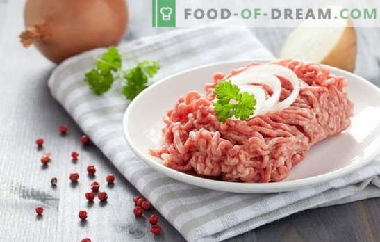 Köttfärsskivor - receptet på rätt halvfabrikat. Hembakade kötträtter: läckra matrecept