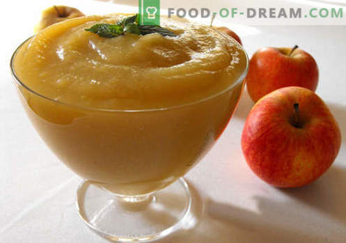 Applesauce - cele mai bune retete. Cum să gătești în mod adecvat și delicios merele.