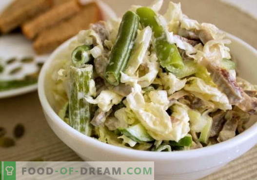 Salată de stomac de pui - o selecție a celor mai bune rețete. Cum să preparați în mod corespunzător și delicios o salată cu pui de găină.