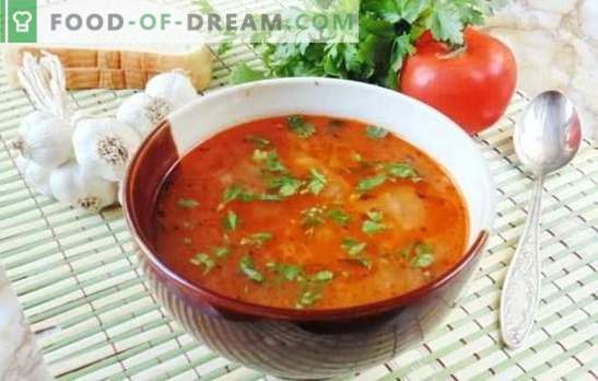 Supă Kharcho Lean - gustoasă și fără carne! Retete de supa fragila kharcho cu orez, rosii, adiica, busuioc, nuci