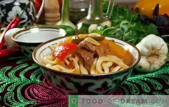 Uzbek Laghman este un fel de mâncare uimitoare care îi va satisface gustul, aroma și aspectul. Cele mai bune retete pentru Lagman în Uzbek