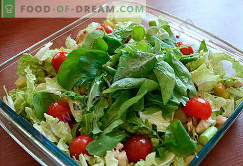 Salată cu sparanghel - o selecție de cele mai bune rețete. Cum să gătești corect și gustos o salată cu sparanghel.