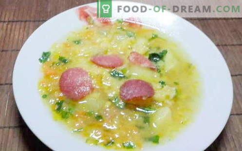 Supă de mazare - cele mai bune rețete. Cum să gătești în mod corespunzător și gustos supă de mazăre.