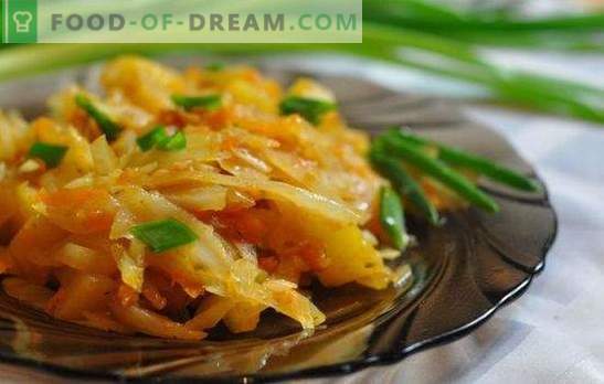 Ciorbe cu varză și cartofi într-un aragaz lent - un fel de mâncare sănătoasă. Rețete pentru tocană cu varză și cartofi din diferite tipuri de varză