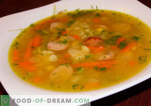 Supe de supă - Rețete dovedite. Cum să gătești supa de gătit corect și gustos din tocană.