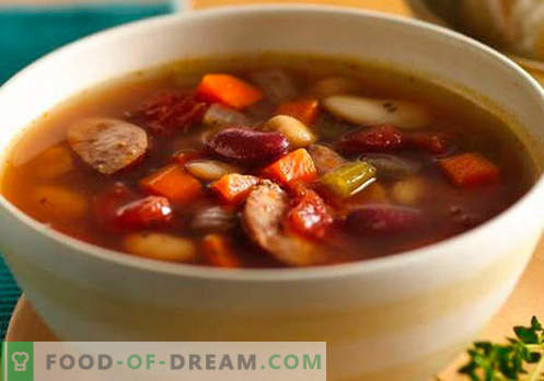 Supa de cârnați - Rețete dovedite. Cum să gătești supa de gătit corect și gustoasă cu cârnați.