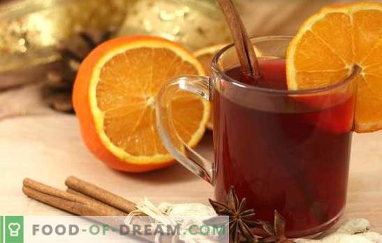 Vin roșu cu portocaliu - cea mai ierburi, băutură parfumată și încălzită! Gătitul întregului vin fiert cu portocale