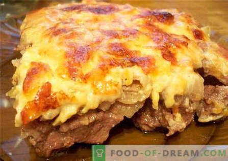 Carne cu brânză - cele mai bune rețete. Cum să procedați corect și să preparați carnea cu brânză.