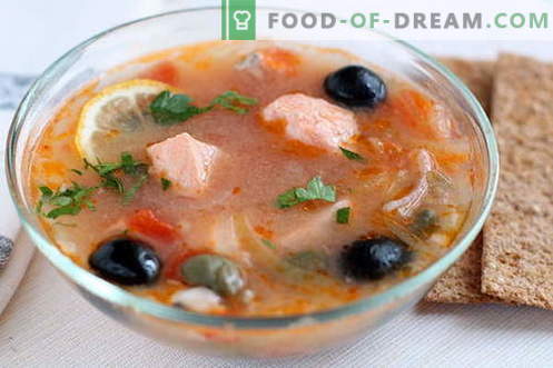 Supa Solyanka - cele mai bune retete. Cum să supa de supă în mod corespunzător și gustoasă.